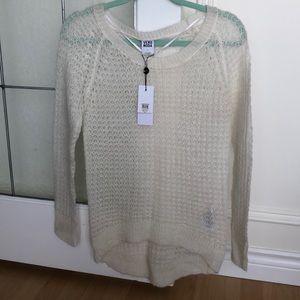 🔥🔥Vera MODA white open knit sweater